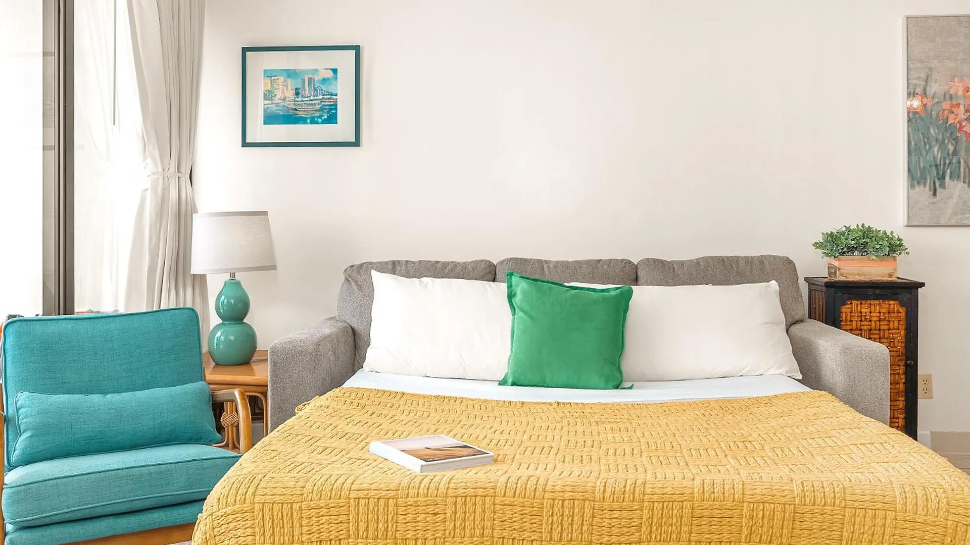 דירות הונולולו Charming 1Br: Waikiki Banyan, Ocean View + Parking