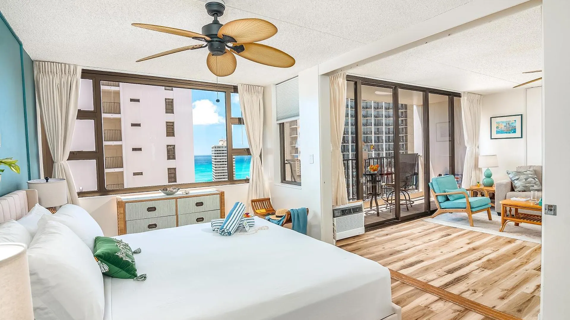 דירות הונולולו Charming 1Br: Waikiki Banyan, Ocean View + Parking